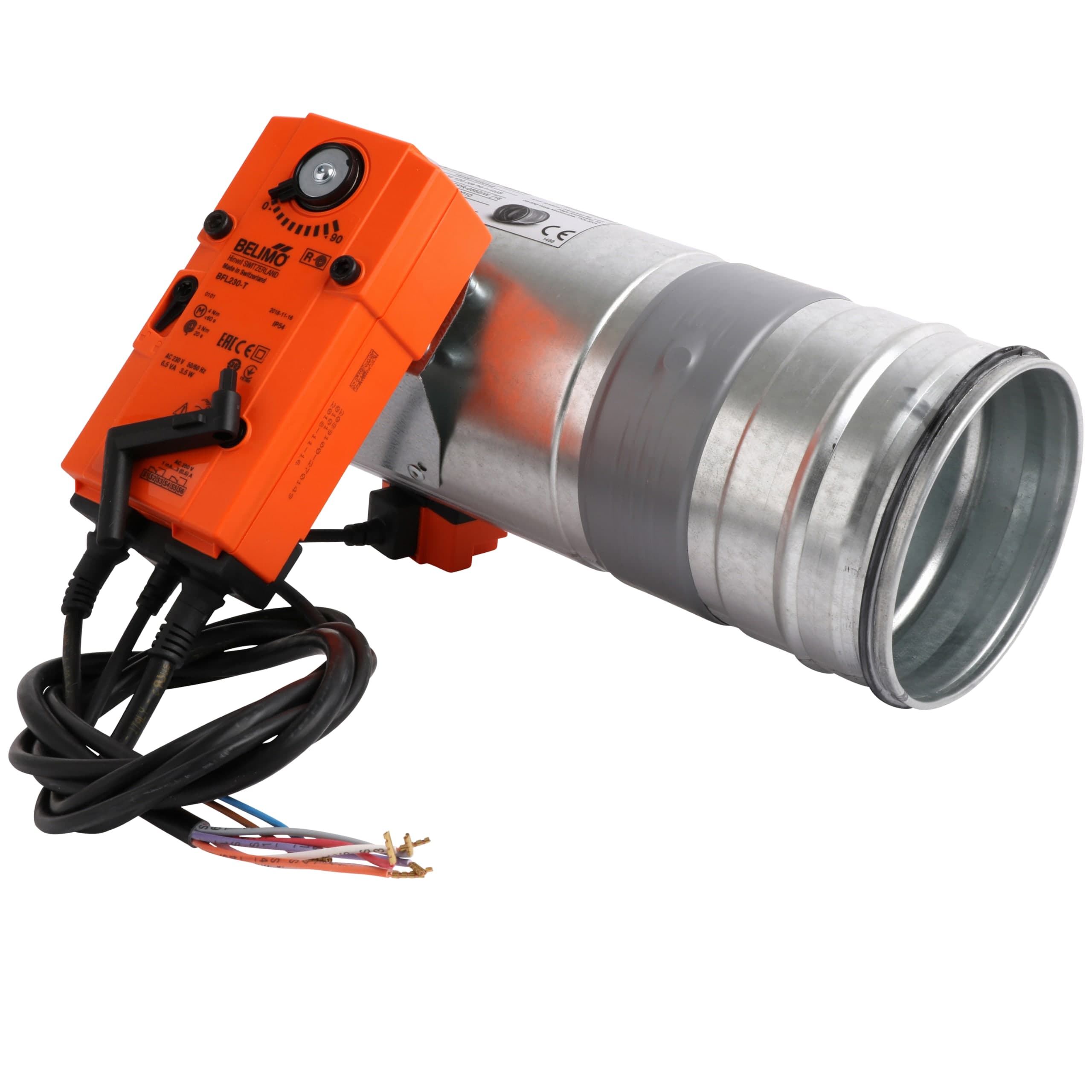 Flexit Motorized fire damper EI120S