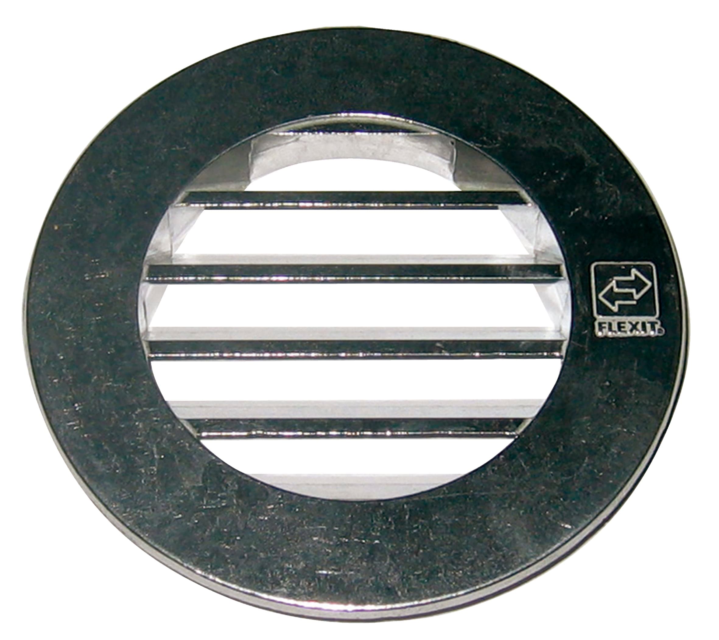 Flexit Louver w/round stub cast aluminium