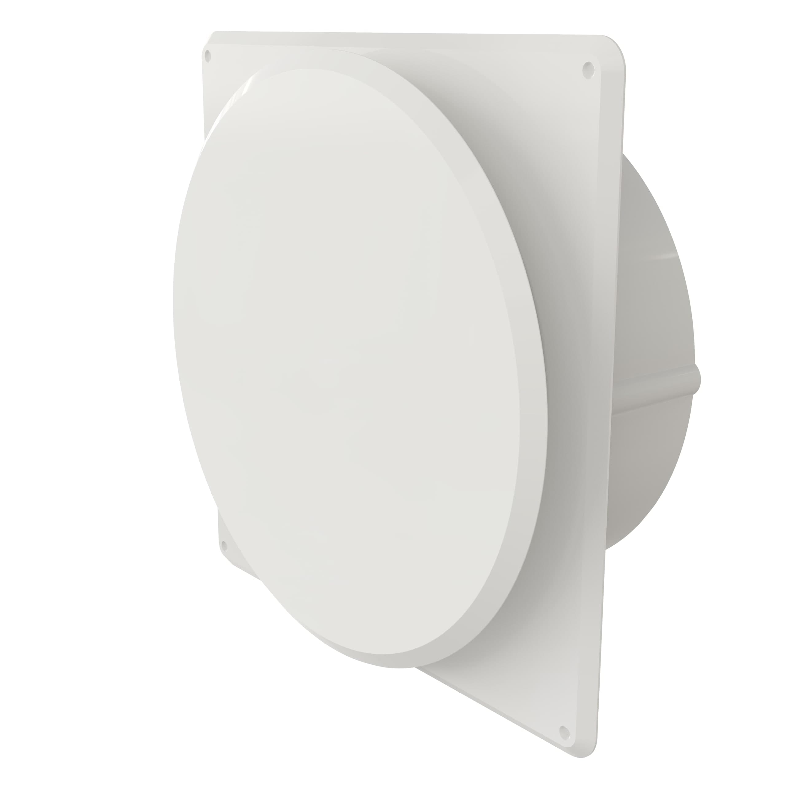 Flexit Disc valve with square frame and round casing